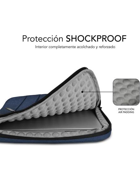 Subblim Air Padding 360 Sleeve Azul Funda para Portátil de 14"