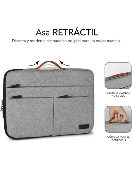 Subblim SUBLS-AP36002 Mochila para Portátil hasta 14" Gris