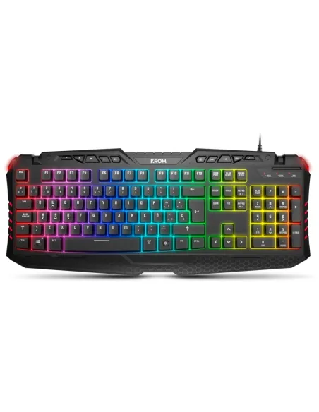 Krom Kyra Teclado Gaming Retroiluminado Negro