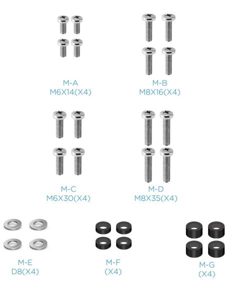 TooQ LP7843TN-B Soporte de Pared Inclinable y Giratorio para Pantallas 32"-55" Máx. 35Kg Negro