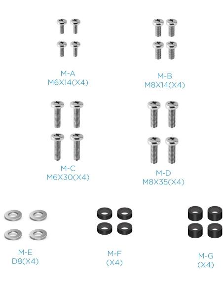 TooQ DB2375F-B Soporte De Mesa Para Pantallas 23"-75" Máx. 40Kg Negro