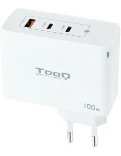 TooQ TQWC-GANQC2PD100W Cargador de Pared Universal 100W Blanco-1368401