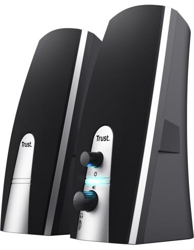 Trust 24660 Juego de Altavoces 2.0 10W Negro/Plata