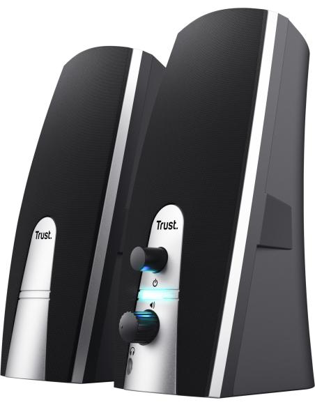 Trust 24660 Juego de Altavoces 2.0 10W Negro/Plata