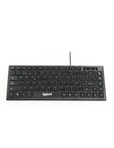 iggual Teclado USB compacto TKL Slim TKL-USB negro