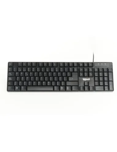 iggual Teclado estándar CK-FRAMELESS-105T negro