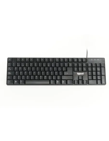 iggual Teclado estándar CK-FRAMELESS-105T negro