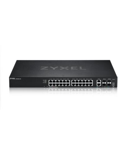 Zyxel XGS2220-30 Switch Gestionado L3 24 Puertos Gigabit + 2 Puertos 10G + 4 Puertos SFP+ Negro