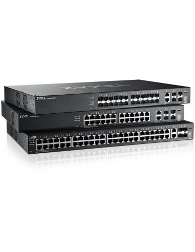 Zyxel XGS2220-30 Switch Gestionado L3 24 Puertos Gigabit + 2 Puertos 10G + 4 Puertos SFP+ Negro