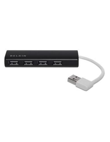 Belkin F4U042BT Hub 4 Puertos 480 Mbits Negro