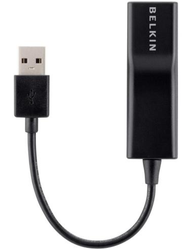 Belkin F4U047BT Conversor RJ45/USB Negro