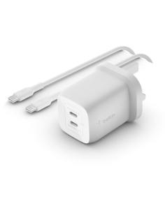 Belkin WCH013vf2MWHB6 Cargador de Móvil 65W Blanco-1367380