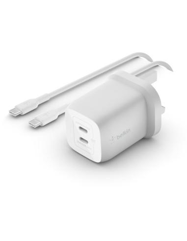 Belkin WCH013vf2MWHB6 Cargador de Móvil 65W Blanco