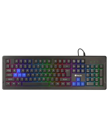 NGS GKX-305 Teclado Gaming con Luces LED y Teclas Multimedia