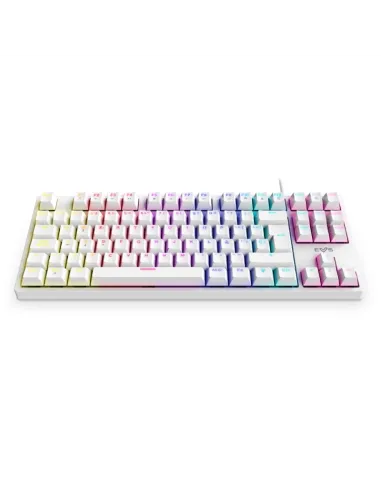 Energy Sistem 453313 ESG K7 Silent-Ninja Teclado Mecánico Gaming RGB Switch Red Blanco