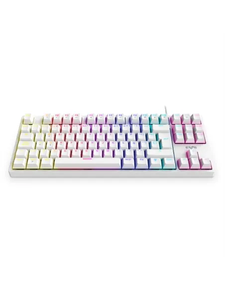 Energy Sistem 453313 ESG K7 Silent-Ninja Teclado Mecánico Gaming RGB Switch Red Blanco
