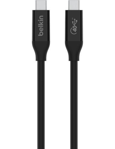 Belkin Inz001bt0.8mbk Cable USB-C 4.0 Pd 100w 80cm Negro