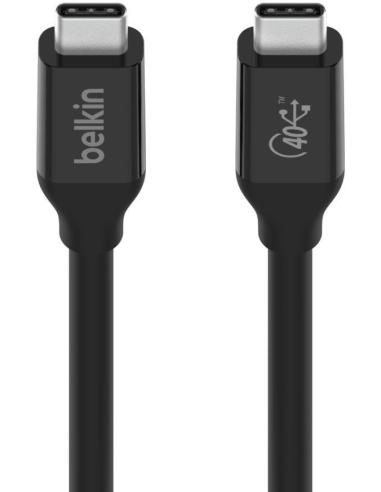 Belkin Inz001bt0.8mbk Cable USB-C 4.0 Pd 100w 80cm Negro