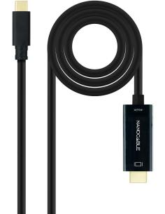 Nanocable 10.15.5132 Cable Conversor USB-C a HDMI 4K 30Hz 1.8M Negro-1367045