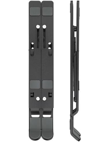 TooQ TQLRS0033-AL-G Soporte para Portátil Hasta 15" Máx. 5 Kg Gris