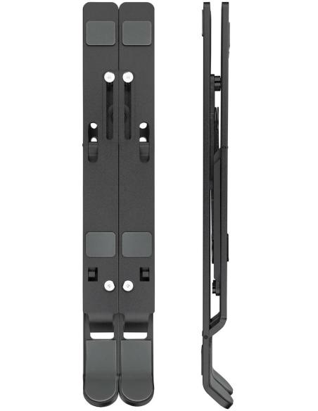 TooQ TQLRS0033-AL-G Soporte para Portátil Hasta 15" Máx. 5 Kg Gris