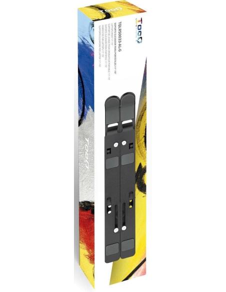 TooQ TQLRS0033-AL-G Soporte para Portátil Hasta 15" Máx. 5 Kg Gris