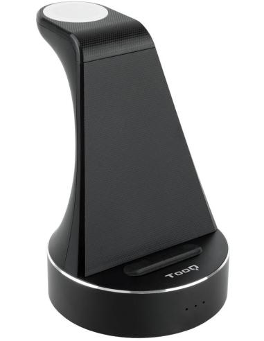 TooQ TQCD02W Base de Carga Inalámbrica para Apple Watch/iPhone/Smartphone
