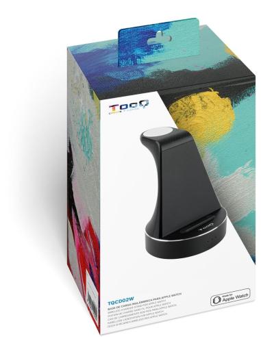 TooQ TQCD02W Base de Carga Inalámbrica para Apple Watch/iPhone/Smartphone
