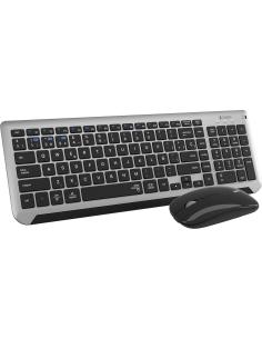 Subblim SUBKBC-DCEP20 KIT de Teclado y Ratón Bluetooth/2.4GHz Prestige Gris/Negro-1366967