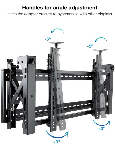 TooQ TQVW5470T Soporte Video Wall de Pared para Pantalla 45-70” Negro
