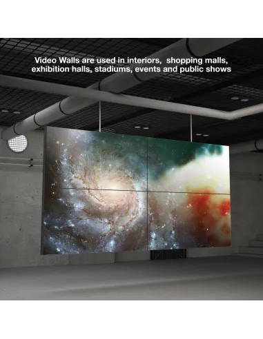 TooQ TQVW5470T Soporte Video Wall de Pared para Pantalla 45-70” Negro