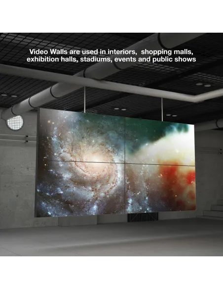 TooQ TQVW5470T Soporte Video Wall de Pared para Pantalla 45-70” Negro
