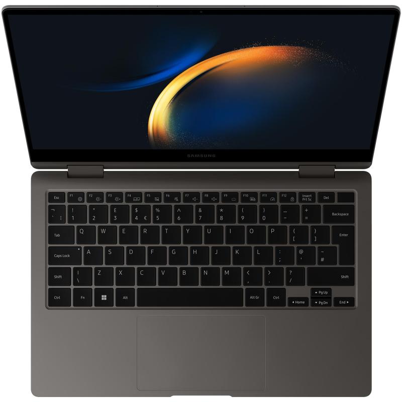 Samsung Galaxy Book3 360 Intel Evo Core i5-1340P/16GB/512GB SSD/13.3" W11 Pro Táctil Grafito