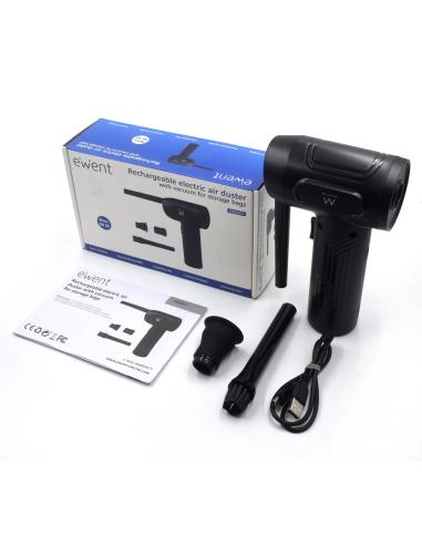 Ewent EW5607 Soplador de Aire Eléctrico Recargable
