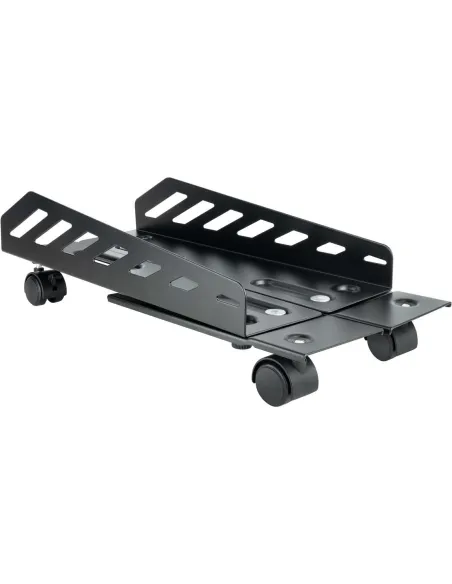 TooQ UMCS0024-B Soporte para CPU con Ruedas Hasta 25Kg Negro