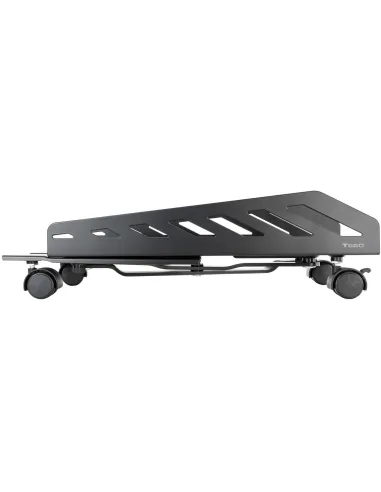 TooQ UMCS0024-B Soporte para CPU con Ruedas Hasta 25Kg Negro