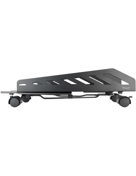 TooQ UMCS0024-B Soporte para CPU con Ruedas Hasta 25Kg Negro