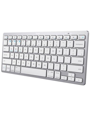 Trust 24654 Teclado Compacto Inalámbrico Plata