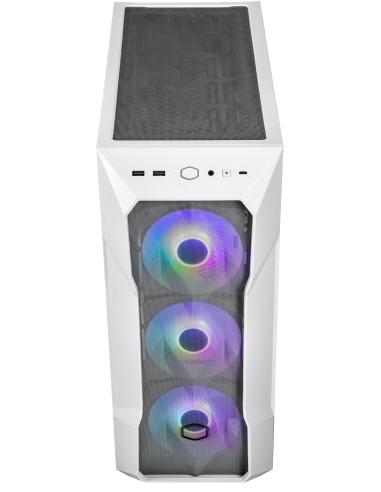 Cooler Master TD500 Mesh V2 ARGB Cristal Templado USB 3.2 Blanca