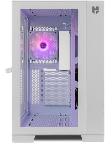 Nox Hummer Astra ARGB Cristal Templado USB 3.0 Blanca