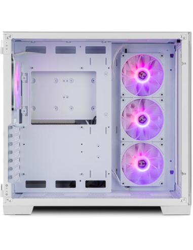 Nox Hummer Astra ARGB Cristal Templado USB 3.0 Blanca