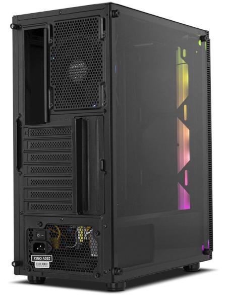 NOX Infinity Gamma Cristal Templado USB 3.0 ARGB Negra