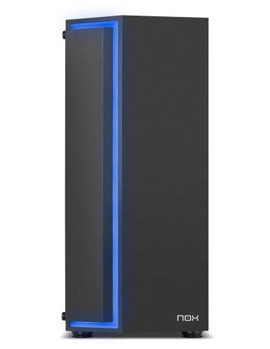 NOX Infinity Gamma Cristal Templado USB 3.0 ARGB Negra