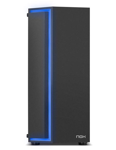 NOX Infinity Gamma Cristal Templado USB 3.0 ARGB Negra