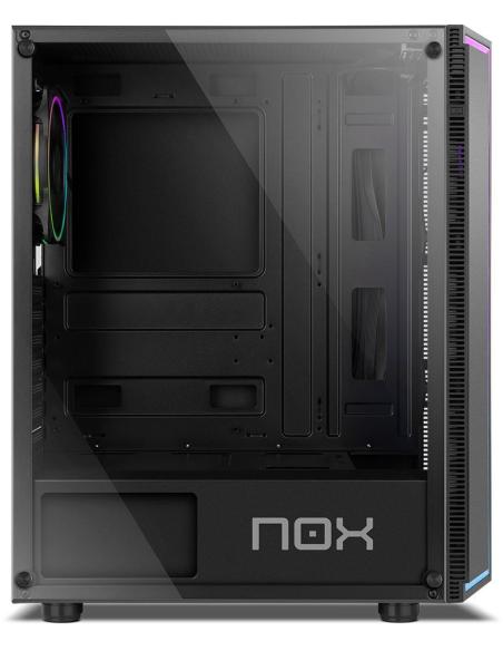 NOX Infinity Gamma Cristal Templado USB 3.0 ARGB Negra