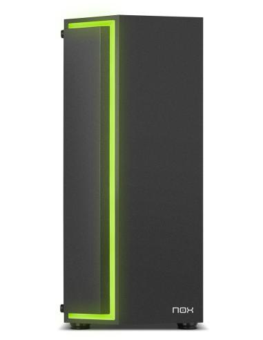 NOX Infinity Gamma Cristal Templado USB 3.0 ARGB Negra