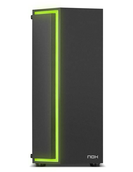 NOX Infinity Gamma Cristal Templado USB 3.0 ARGB Negra