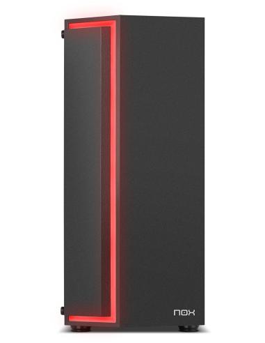 NOX Infinity Gamma Cristal Templado USB 3.0 ARGB Negra