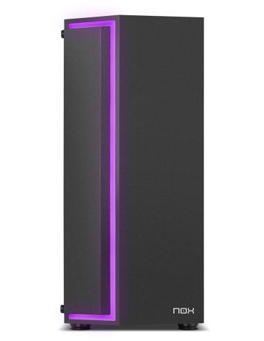 NOX Infinity Gamma Cristal Templado USB 3.0 ARGB Negra