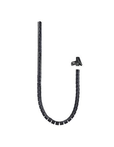 Nanocable 10.36.0001-BK Organizador de Cables Flexible 25mm 1M Negro